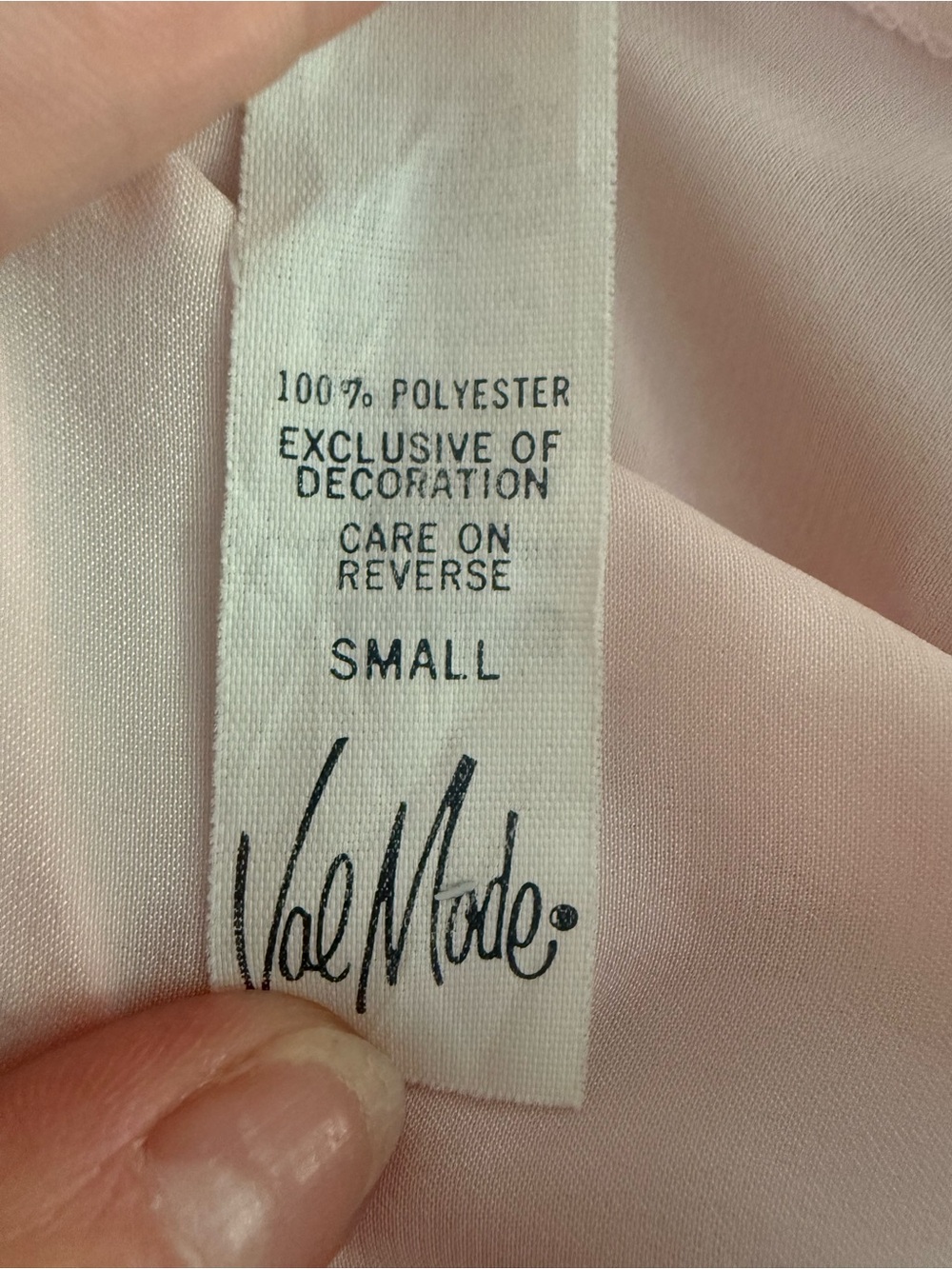 Val Mode VINTAGE Pink Satin Lace Nightie   ROBE  Size Small Lingerie - NO BELT S - Picture 14 of 14
